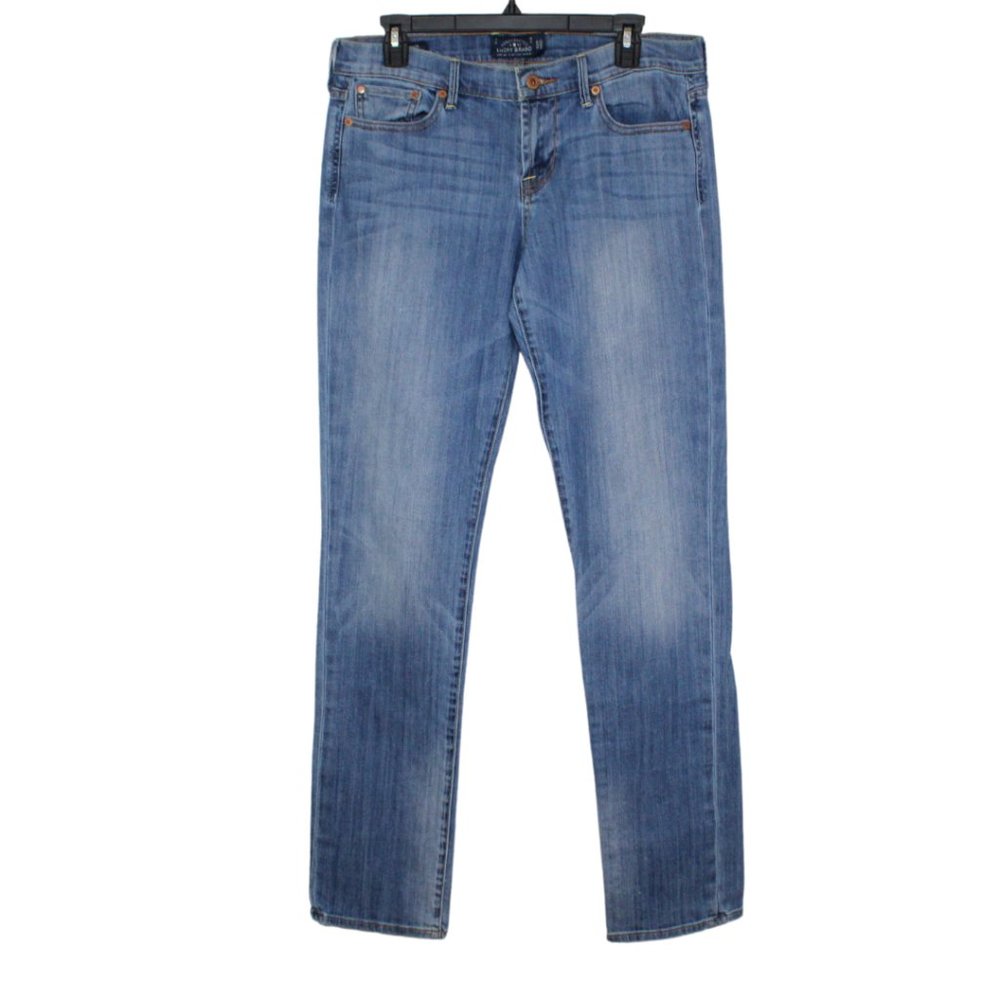 Lucky Brand Womens Sweet Straight Mid Rise Jeans (Size 8)